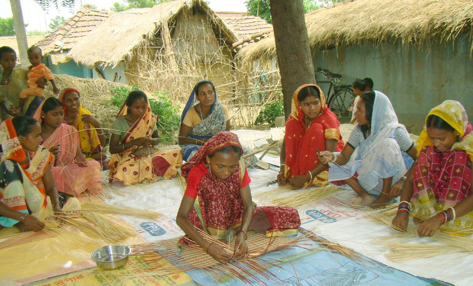 Bamboo craft unit in the Santhal Pargana