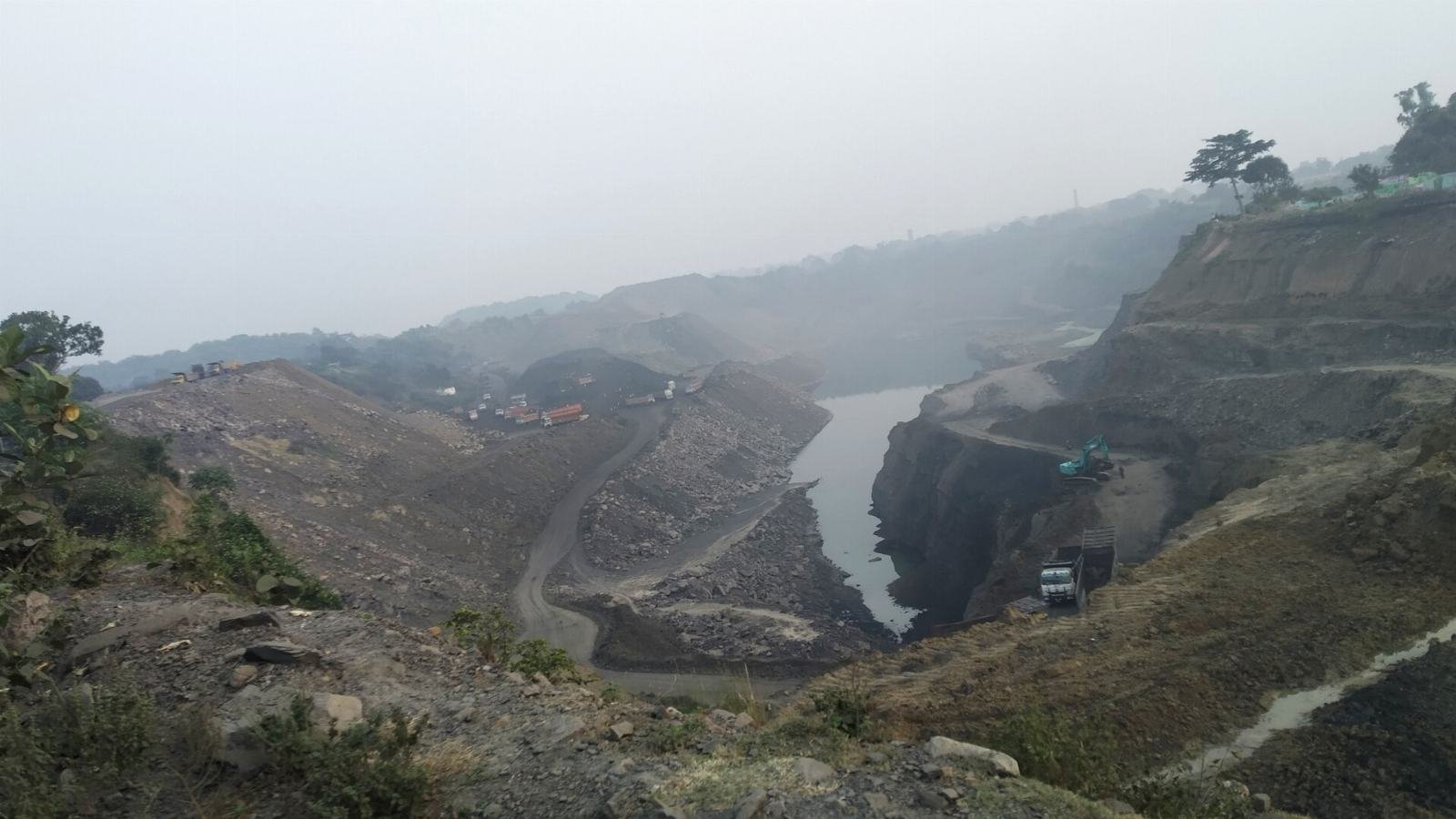 Open-cast mining in Jharkhand